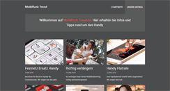 Desktop Screenshot of mobilfunk-trend.de