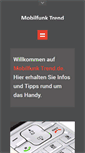 Mobile Screenshot of mobilfunk-trend.de